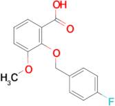 2-[(4-fluorobenzyl)oxy]-3-methoxybenzoic acid