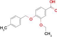 3-ethoxy-4-[(4-methylbenzyl)oxy]benzoic acid