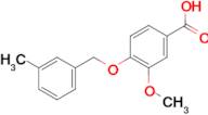 3-methoxy-4-[(3-methylbenzyl)oxy]benzoic acid