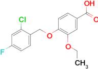 4-[(2-chloro-4-fluorobenzyl)oxy]-3-ethoxybenzoic acid