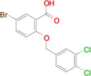 5-bromo-2-[(3,4-dichlorobenzyl)oxy]benzoic acid