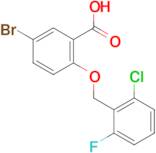 5-bromo-2-[(2-chloro-6-fluorobenzyl)oxy]benzoic acid