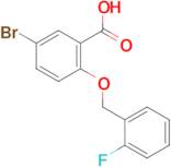 5-bromo-2-[(2-fluorobenzyl)oxy]benzoic acid