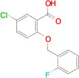 5-chloro-2-[(2-fluorobenzyl)oxy]benzoic acid