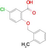 5-chloro-2-[(2-methylbenzyl)oxy]benzoic acid