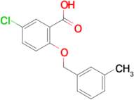 5-chloro-2-[(3-methylbenzyl)oxy]benzoic acid