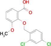 2-[(2,4-dichlorobenzyl)oxy]-3-methoxybenzoic acid