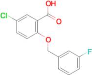 5-chloro-2-[(3-fluorobenzyl)oxy]benzoic acid