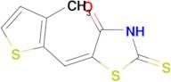 (5E)-2-mercapto-5-[(3-methyl-2-thienyl)methylene]-1,3-thiazol-4(5H)-one