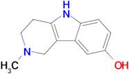 2-methyl-2,3,4,5-tetrahydro-1H-pyrido[4,3-b]indol-8-ol