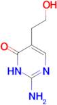 2-amino-5-(2-hydroxyethyl)pyrimidin-4-ol