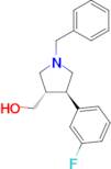 [(3S,4R)-1-benzyl-4-(3-fluorophenyl)pyrrolidin-3-yl]methanol