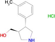 [(3S,4R)-4-(3-methylphenyl)pyrrolidin-3-yl]methanol hydrochloride