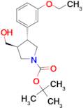 tert-butyl (3R,4S)-3-(3-ethoxyphenyl)-4-(hydroxymethyl)pyrrolidine-1-carboxylate