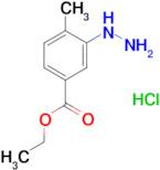 ethyl 3-hydrazino-4-methylbenzoate hydrochloride