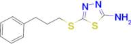 5-[(3-phenylpropyl)thio]-1,3,4-thiadiazol-2-amine