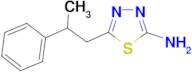 5-(2-phenylpropyl)-1,3,4-thiadiazol-2-amine