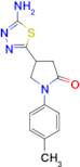 4-(5-amino-1,3,4-thiadiazol-2-yl)-1-(4-methylphenyl)pyrrolidin-2-one