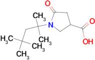 5-oxo-1-(1,1,3,3-tetramethylbutyl)pyrrolidine-3-carboxylic acid