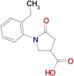 1-(2-ethylphenyl)-5-oxopyrrolidine-3-carboxylic acid