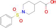 [1-(phenylsulfonyl)piperidin-4-yl]acetic acid