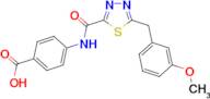 4-({[5-(3-methoxybenzyl)-1,3,4-thiadiazol-2-yl]carbonyl}amino)benzoic acid