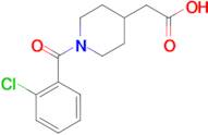 [1-(2-chlorobenzoyl)piperidin-4-yl]acetic acid