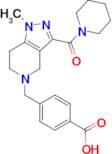 4-{[1-methyl-3-(piperidin-1-ylcarbonyl)-1,4,6,7-tetrahydro-5H-pyrazolo[4,3-c]pyridin-5-yl]methyl}b…