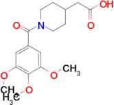 [1-(3,4,5-trimethoxybenzoyl)piperidin-4-yl]acetic acid