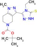 tert-butyl 3-(4-ethyl-5-mercapto-4H-1,2,4-triazol-3-yl)-1-methyl-1,4,6,7-tetrahydro-5H-pyrazolo[4,…