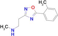 N-methyl-2-[5-(2-methylphenyl)-1,2,4-oxadiazol-3-yl]ethanamine