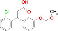 3-(2-chlorophenyl)-3-[3-(methoxymethoxy)phenyl]propanoic acid
