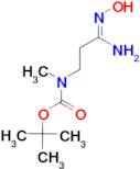 tert-butyl [(3Z)-3-amino-3-(hydroxyimino)propyl]methylcarbamate