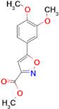 methyl 5-(3,4-dimethoxyphenyl)isoxazole-3-carboxylate