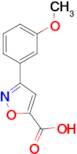 3-(3-methoxyphenyl)isoxazole-5-carboxylic acid