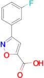 3-(3-fluorophenyl)isoxazole-5-carboxylic acid