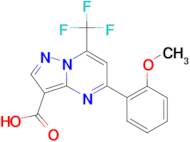 5-(2-methoxyphenyl)-7-(trifluoromethyl)pyrazolo[1,5-a]pyrimidine-3-carboxylic acid