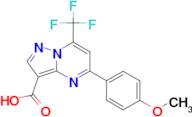 5-(4-methoxyphenyl)-7-(trifluoromethyl)pyrazolo[1,5-a]pyrimidine-3-carboxylic acid