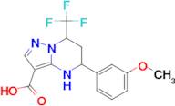 5-(3-methoxyphenyl)-7-(trifluoromethyl)-4,5,6,7-tetrahydropyrazolo[1,5-a]pyrimidine-3-carboxylic a…