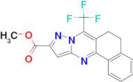 methyl 7-(trifluoromethyl)-5,6-dihydrobenzo[h]pyrazolo[5,1-b]quinazoline-10-carboxylate