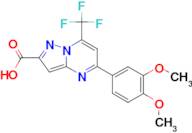 5-(3,4-dimethoxyphenyl)-7-(trifluoromethyl)pyrazolo[1,5-a]pyrimidine-2-carboxylic acid
