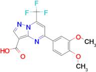 5-(3,4-dimethoxyphenyl)-7-(trifluoromethyl)pyrazolo[1,5-a]pyrimidine-3-carboxylic acid