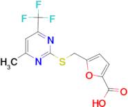 5-({[4-methyl-6-(trifluoromethyl)pyrimidin-2-yl]thio}methyl)-2-furoic acid