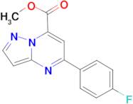 methyl 5-(4-fluorophenyl)pyrazolo[1,5-a]pyrimidine-7-carboxylate