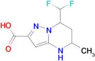 7-(difluoromethyl)-5-methyl-4,5,6,7-tetrahydropyrazolo[1,5-a]pyrimidine-2-carboxylic acid