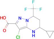 3-chloro-5-cyclopropyl-7-(trifluoromethyl)-4,5,6,7-tetrahydropyrazolo[1,5-a]pyrimidine-2-carboxy...