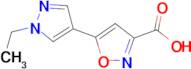 5-(1-ethyl-1H-pyrazol-4-yl)isoxazole-3-carboxylic acid