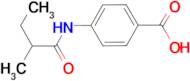 4-[(2-methylbutanoyl)amino]benzoic acid