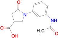 1-[3-(acetylamino)phenyl]-5-oxopyrrolidine-3-carboxylic acid