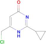 6-(chloromethyl)-2-cyclopropylpyrimidin-4-ol